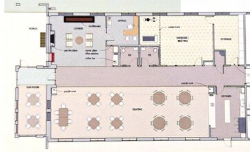 senior center floor plan